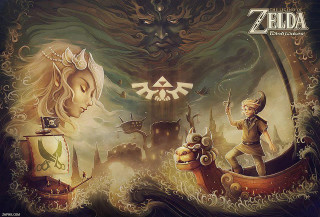 Girl boy boat pirate ship - a giant head free wallpaper