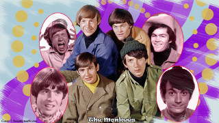 Beatles collage band members faces - dicky doyle free wallpaper