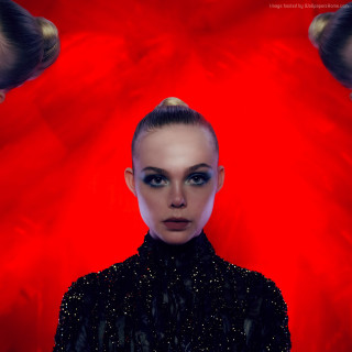 Woman bun black dress red - daphne allen free wallpaper
