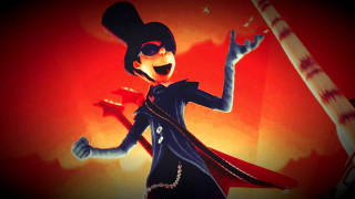 Cartoon character black outfit red - adam manyoki free wallpaper