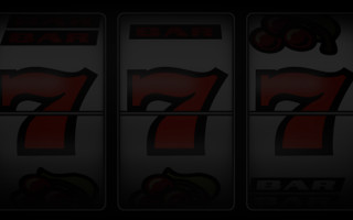 Slot machine seven red black - conceptual art free wallpaper for desktop