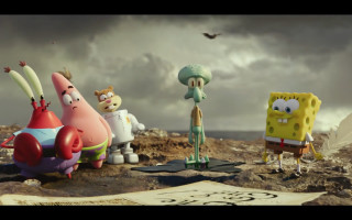 Cartoon characters rocky hill spongebob - a group of cartoon characters free wallpaper