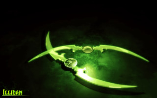 Green black background circular object - circular free wallpaper