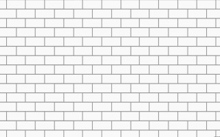 White brick wall black white 4 - a white brick wall free wallpaper