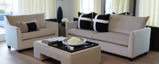 Livingroom couch chair ottoman coffeetable 2 - cubist free wallpaper