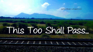 Train track mountain background text - temporary art free wallpaper