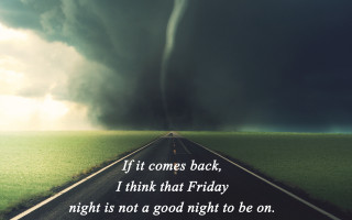Friday night cloudy sky road - a. b. jackson free wallpaper