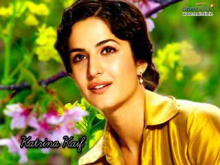 Woman yellow shirt flowers background - a caption free wallpaper