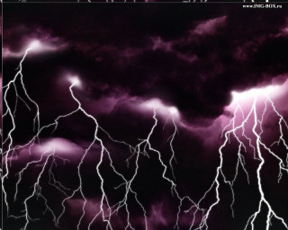 Purple lightning storm clouds matte - lightning free wallpaper