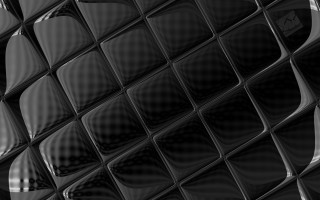 Black white building reflection glass - a reflection of its free wallpaper
