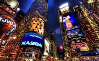 Neon cityscape night tokyo bridge - tall building and traffic free wallpaper