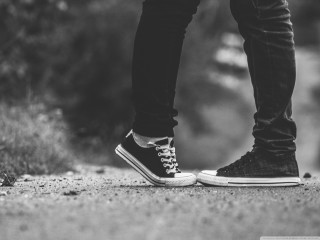 Person standing road feet ground - bálint kiss free wallpaper