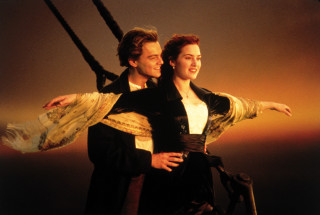 Man woman standing ship together - vfx free wallpaper for desktop