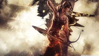 Woman archer demon foreground background - a demon in the background and a demon in the foreground free wallpaper