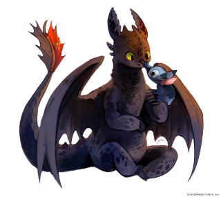 Dragon mouse cartoon white background - dragon art free wallpaper