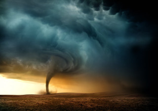 Storm cloud field horse person - artur tarnowski free wallpaper