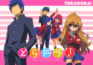 Anime characters group pink background 11 - toyism free wallpaper