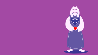 Cartoon character heart cat chest - game art free wallpaper