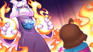 Cartoon character fire bear back - a bear free wallpaper