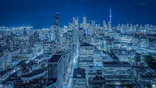 Cityscape night tower bridge lights - bruce munro free wallpaper