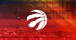 Basketball city skyline red white - a city skyline in the background free wallpaper