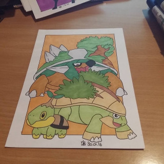 Cartoon character table book nearby - free forest wallpaper