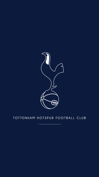 Blue background white bird tottenham - art nouveau free wallpaper