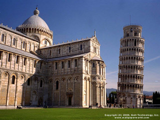 Large building tower clock grassy 4 - a tower and a clock free wallpaper