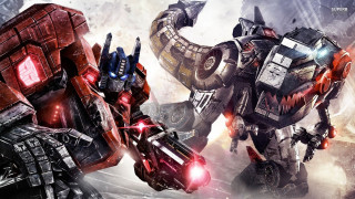 Robots group game red light - expressionism free wallpaper
