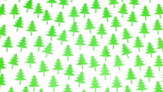 White background green trees black - forest free wallpaper