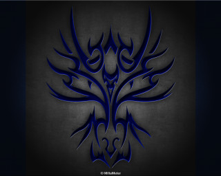Blue bird black background gothic - a blue bird free wallpaper
