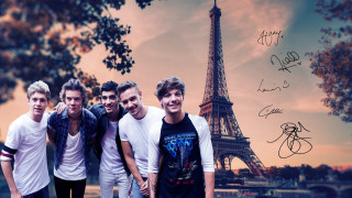 Young men eiffel tower autographs - young man free wallpaper