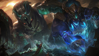 Giant robot storm boat water - the water behind free wallpaper