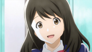 Girl long black hair white - aguri uchida free wallpaper