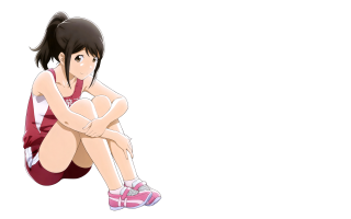 Girl sitting crossed legs ayako - her leg free wallpaper for desktop
