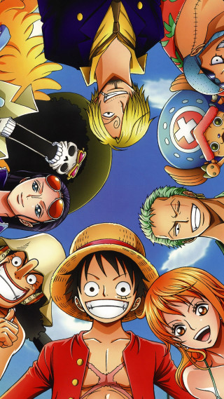 Anime characters sky background clouds 6 - eiichiro oda free wallpaper
