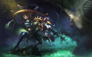 Demon riding horse cave demon - chris rahn free wallpaper