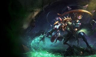 Demon horse sword rider painting - its back free wallpaper