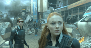 Woman man black suit destroyed - avgust černigoj free wallpaper