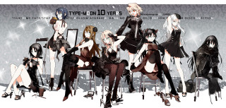 Anime girls bench snow crossed - a bench in the snow free wallpaper