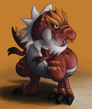Cartoon character big head big 9 - dragon art free wallpaper