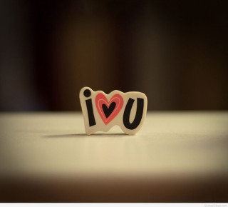 Small wooden heart magnet i - a heart free wallpaper