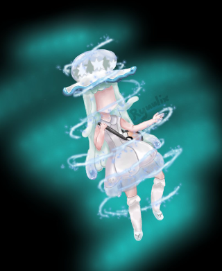 Girl dress hat camera black - jellyfish free wallpaper