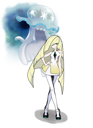 Cartoon girl white dress star - a blue sky behind her free wallpaper
