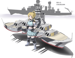 Woman boat ship foreground blonde - sots art free wallpaper