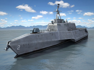 Large gray boat floating water 3 - a large gray boat free wallpaper
