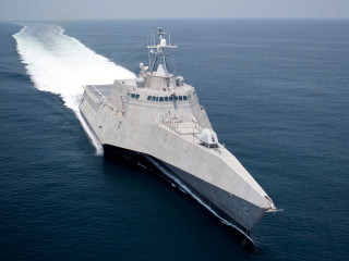 Military ship sailing ocean sunny - americo makk free wallpaper