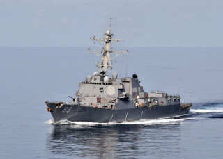 Large gray boat ocean small - smaller free wallpaper