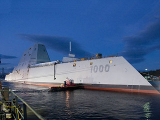 Large white ship docked night - a dock free wallpaper
