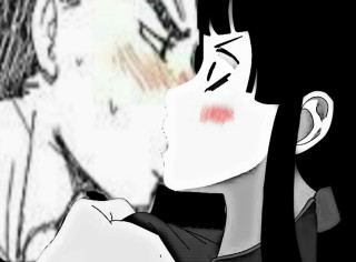 Woman long black hair red 6 - bálint kiss free wallpaper